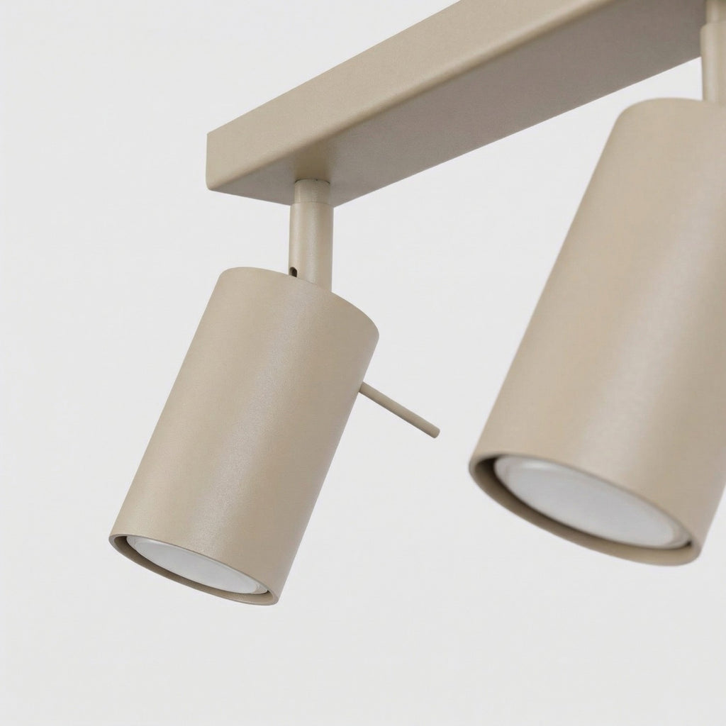 Plafonnier Ring 2 acier taupe GU10, vue 7