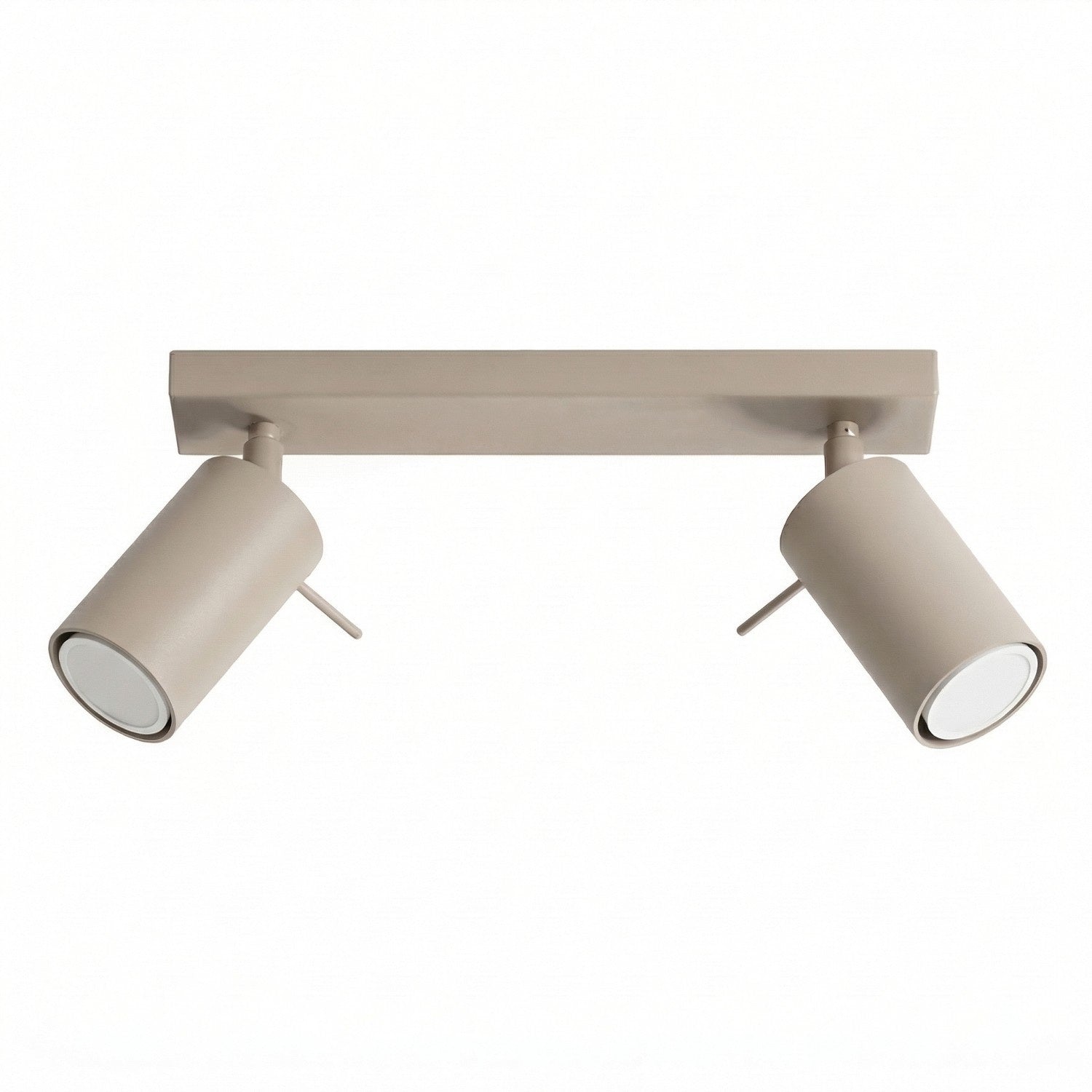 Plafonnier Ring 2 acier taupe GU10