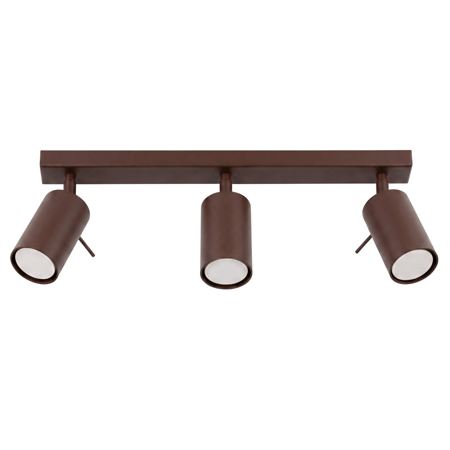Plafonnier Ring 3 acier brun GU10