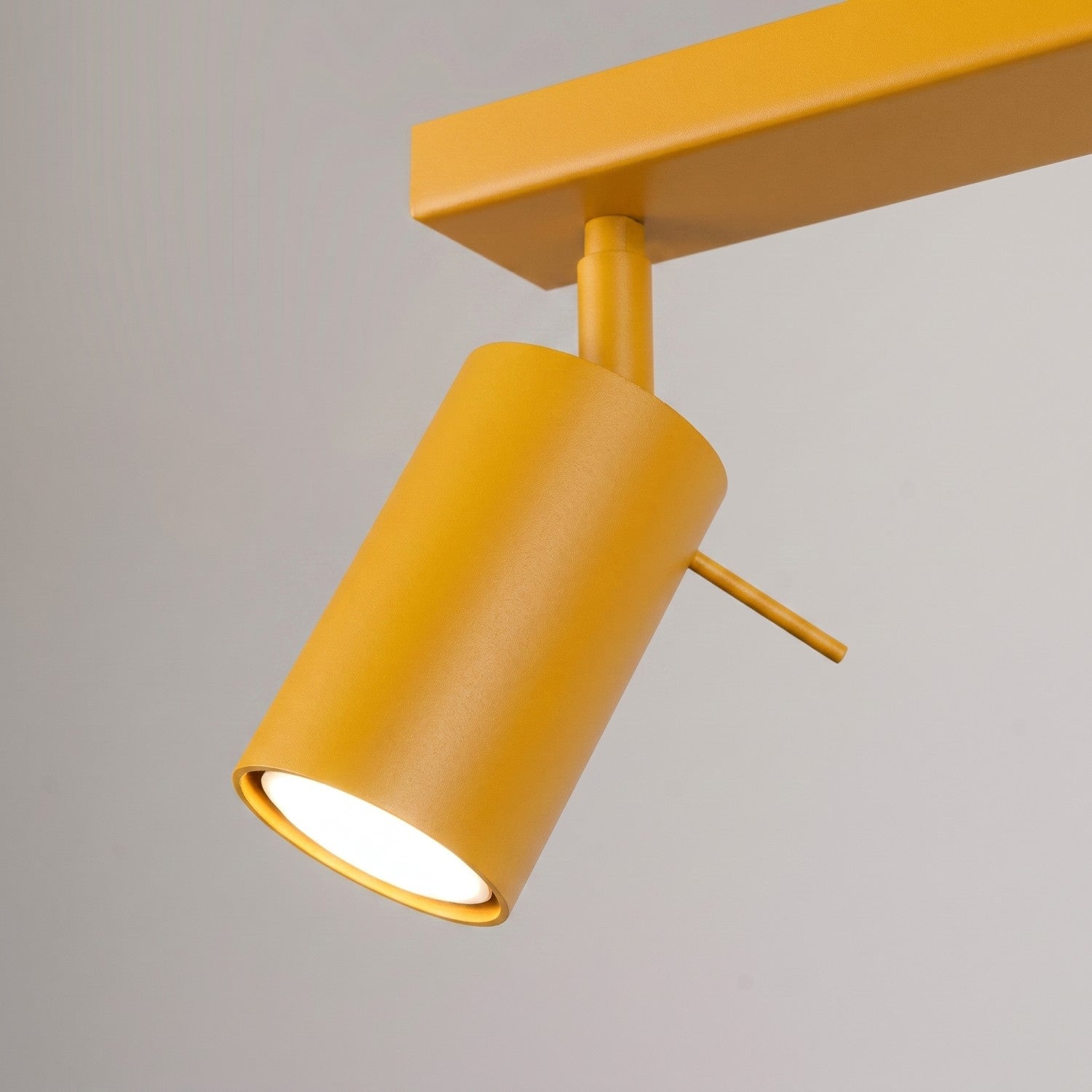 Plafonnier Ring 3 acier jaune GU10, vue 6