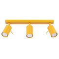 Plafonnier Ring 3 acier jaune GU10