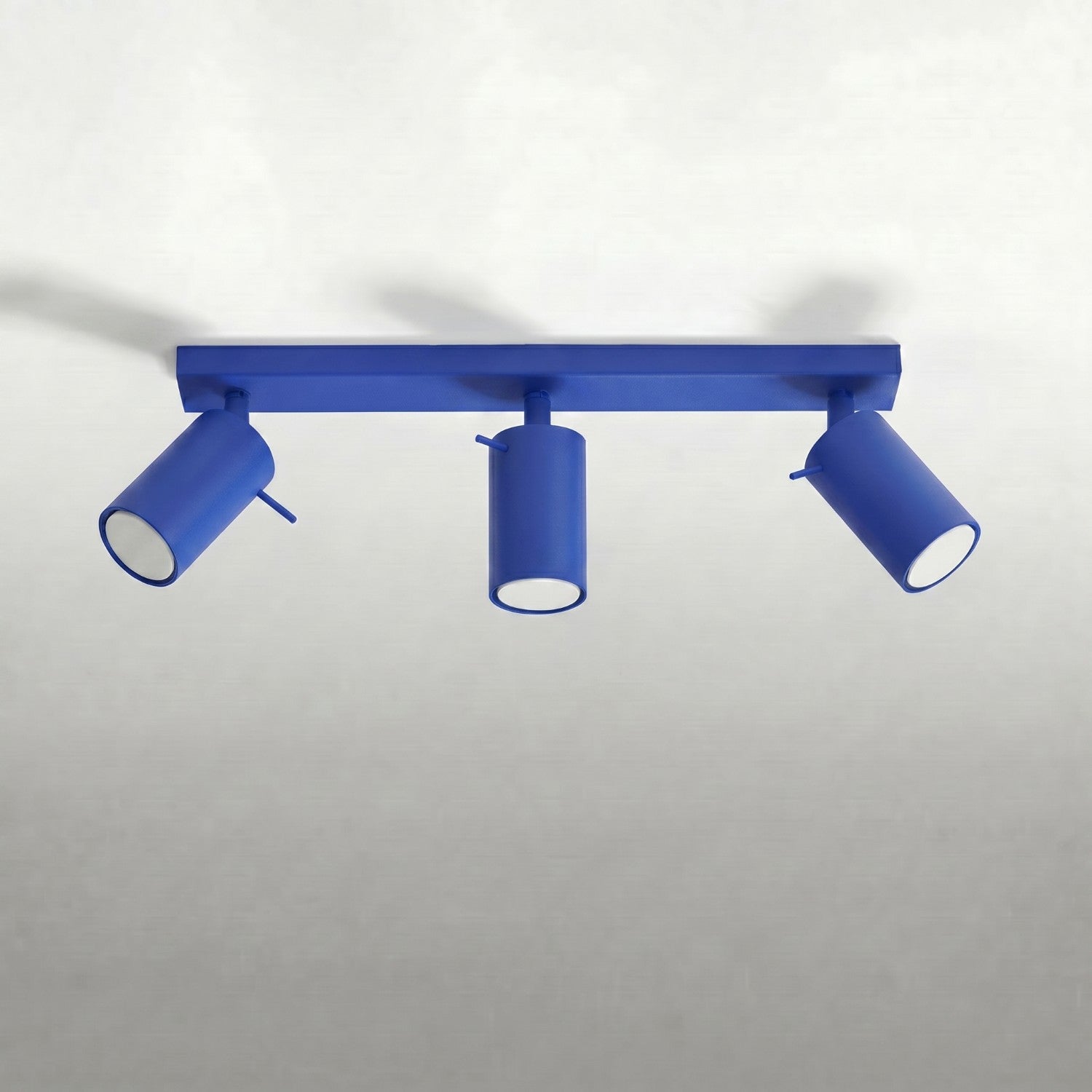 Plafonnier Ring 3 acier bleu outremer GU10, vue 2