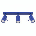 Plafonnier Ring 3 acier bleu outremer GU10