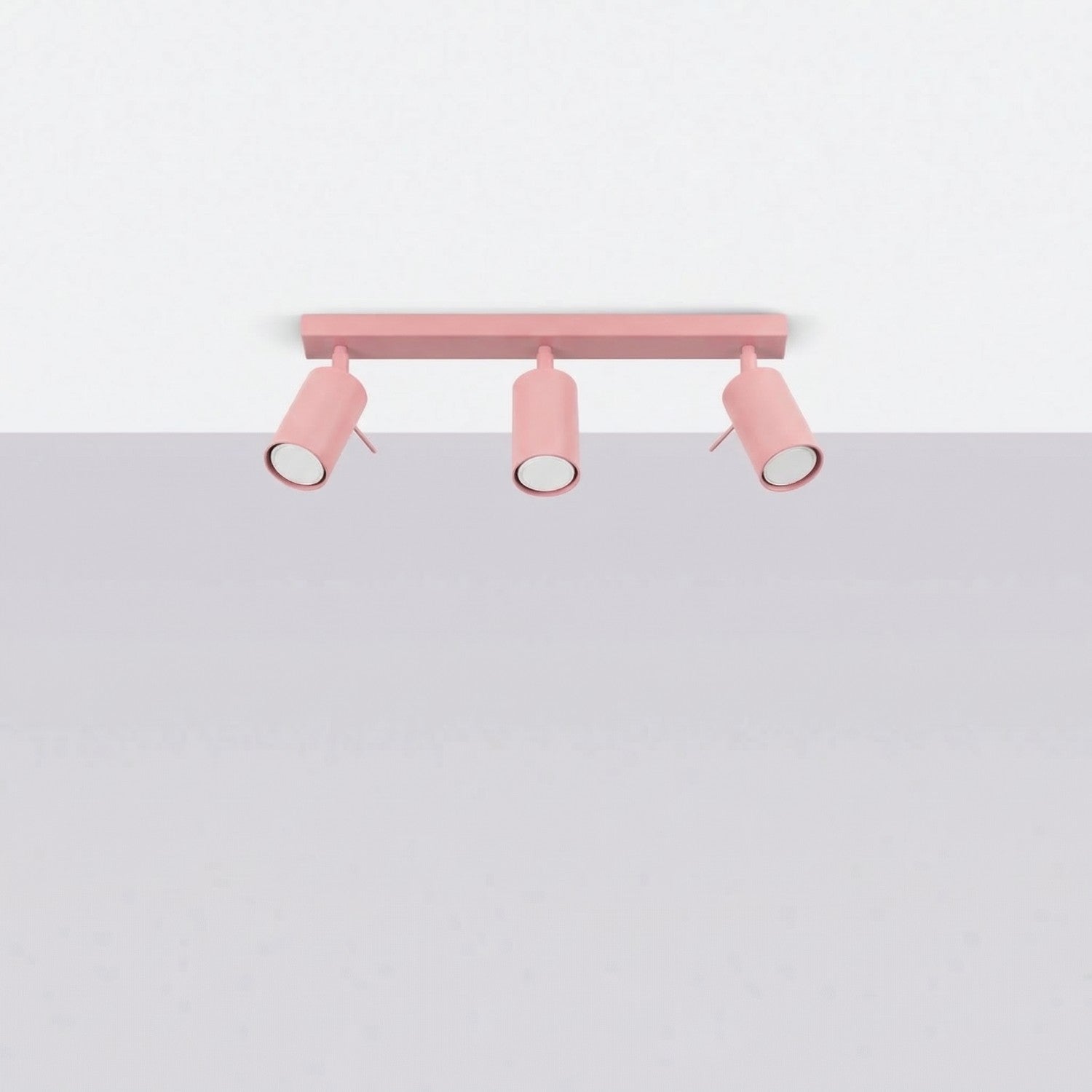 Plafonnier Ring 3 acier rose GU10, vue 2