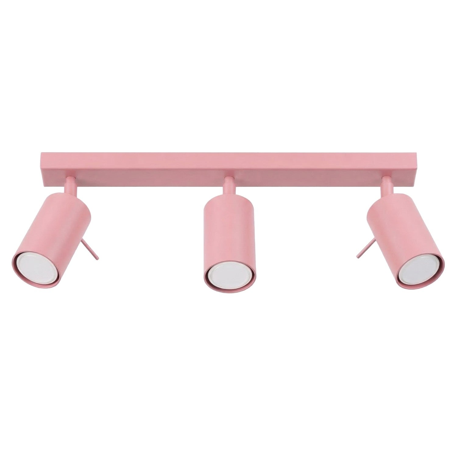 Plafonnier Ring 3 acier rose GU10