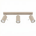 Plafonnier Ring 3 acier taupe GU10