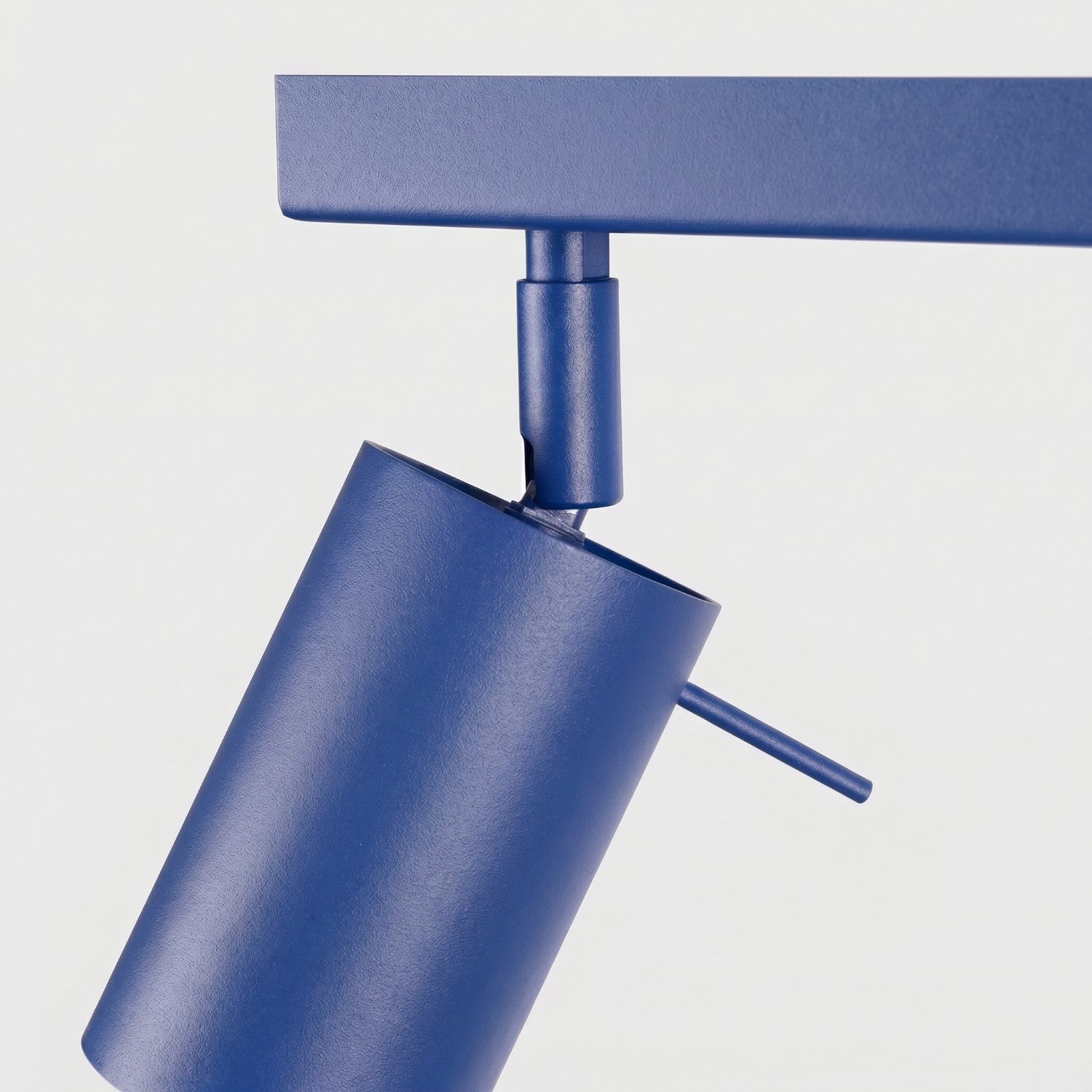 Plafonnier Ring rampe 4 spots acier bleu outremer GU10, vue 8