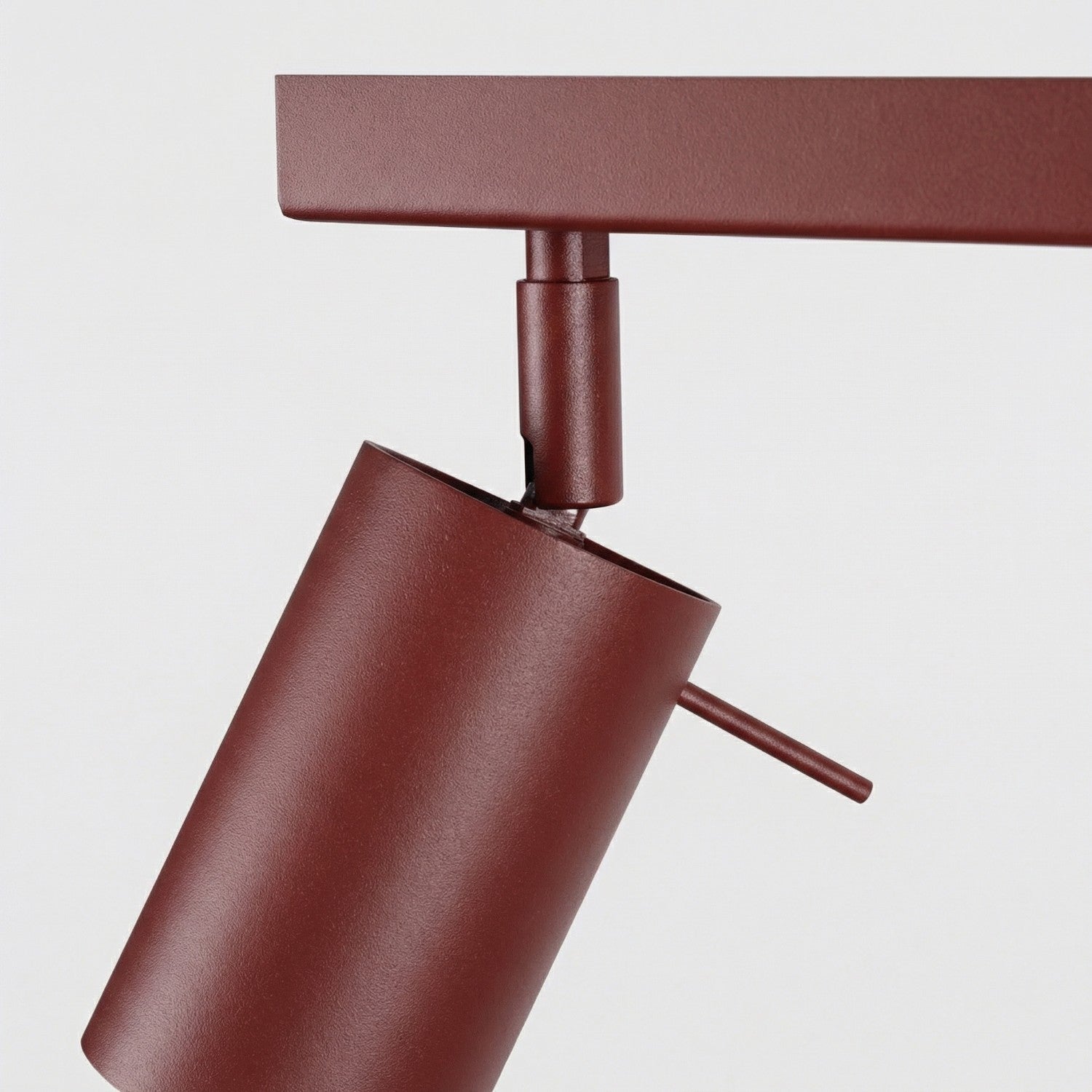 Plafonnier Ring rampe 6 spots acier bordeaux GU10, vue 8