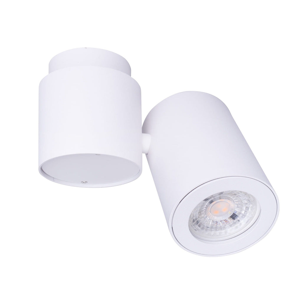 Plafonnier spot Barro blanc GU10