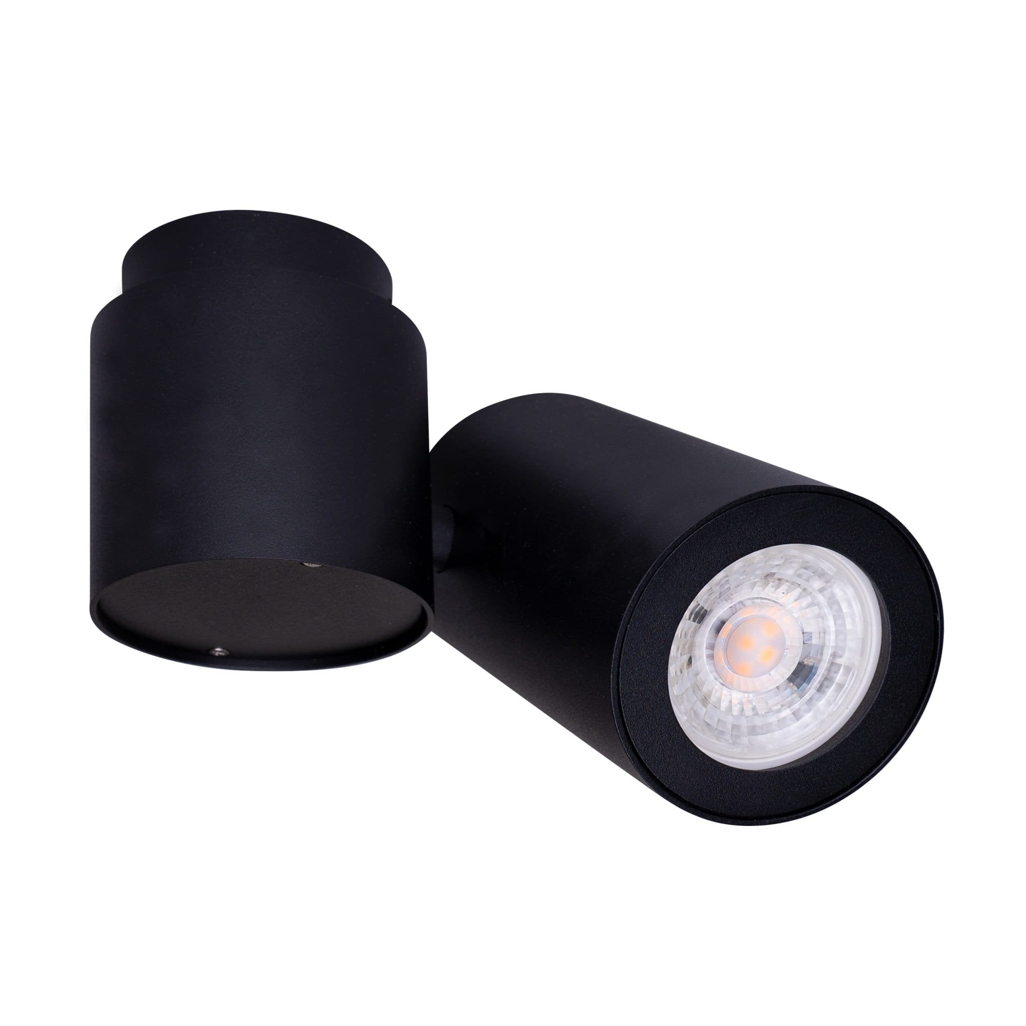 Plafonnier spot Barro noir GU10, vue 4