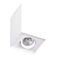 Plafonnier spot Basic carré blanc GU10