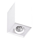 Plafonnier spot Basic carré blanc GU10