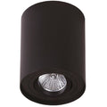 Plafonnier spot Basic rond noir GU10
