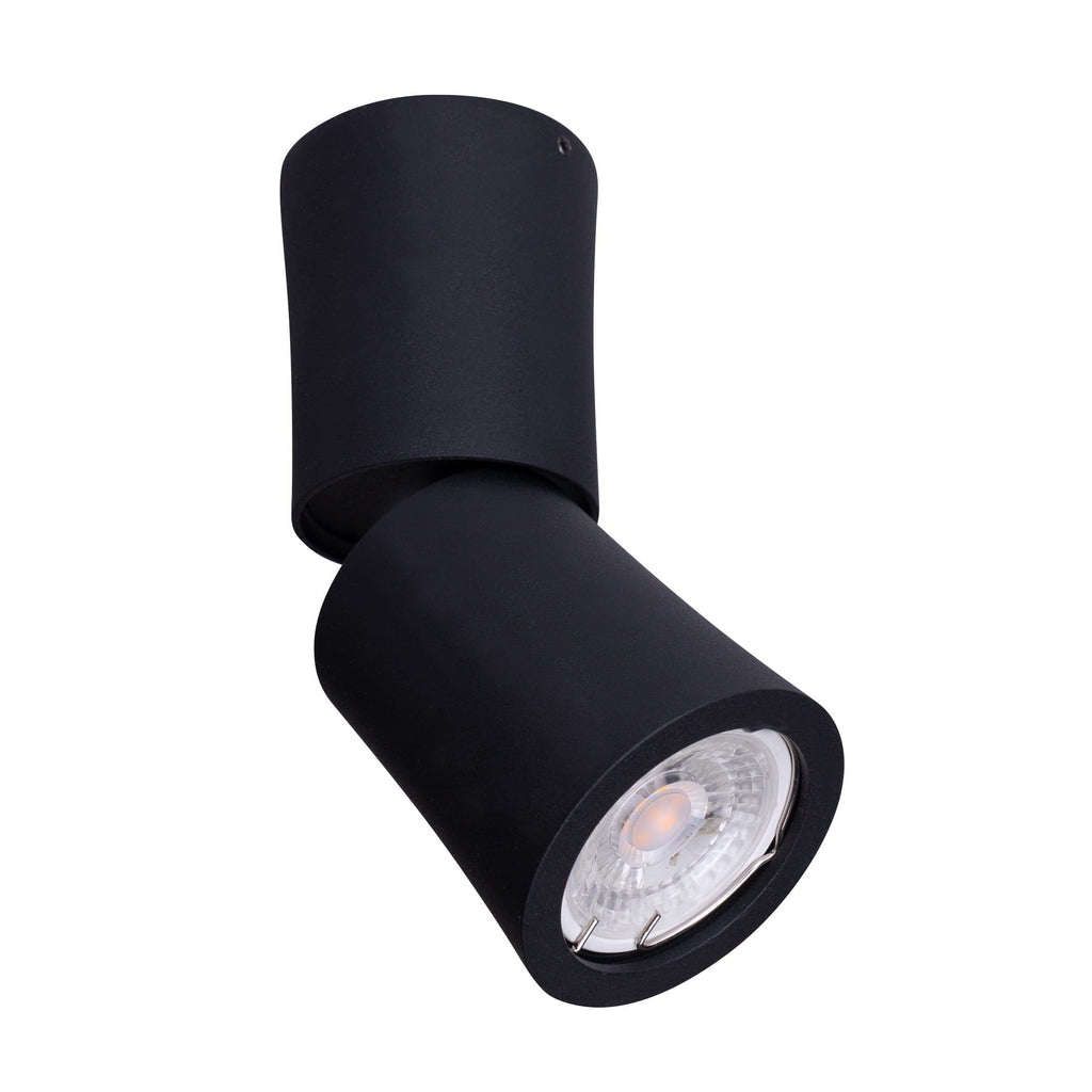 Plafonnier spot Dot noir GU10, vue 2