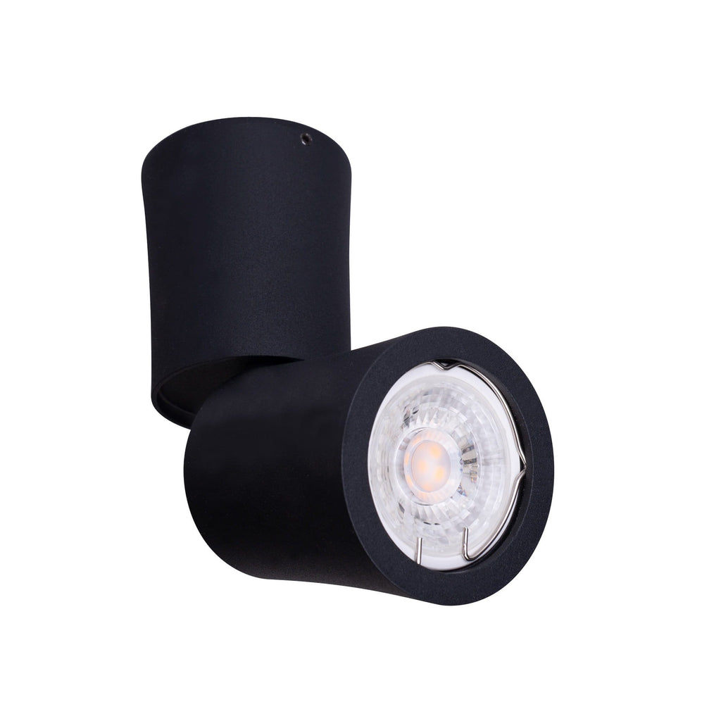 Plafonnier spot Dot noir GU10, vue 4