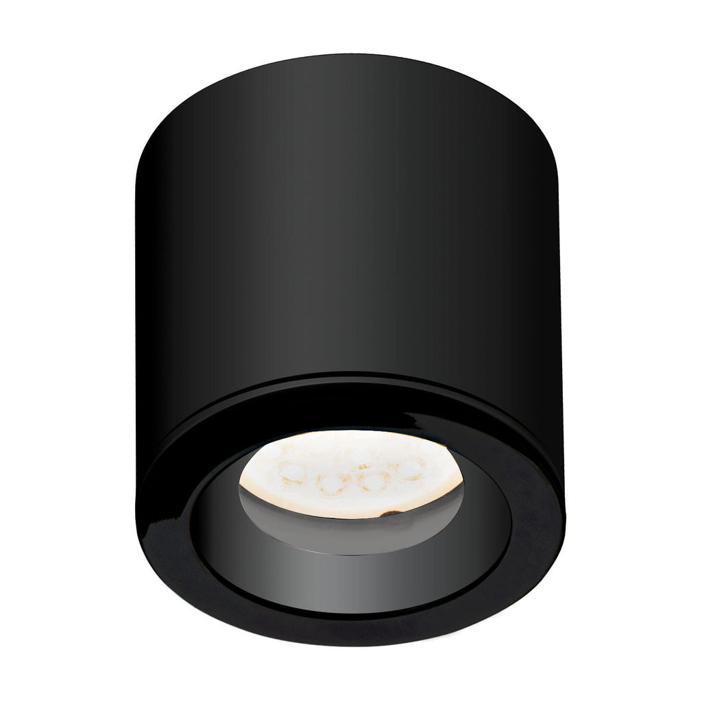 Plafonnier spot Form noir GU10