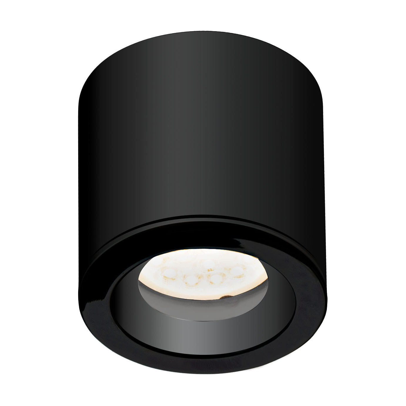 Plafonnier spot Form noir GU10