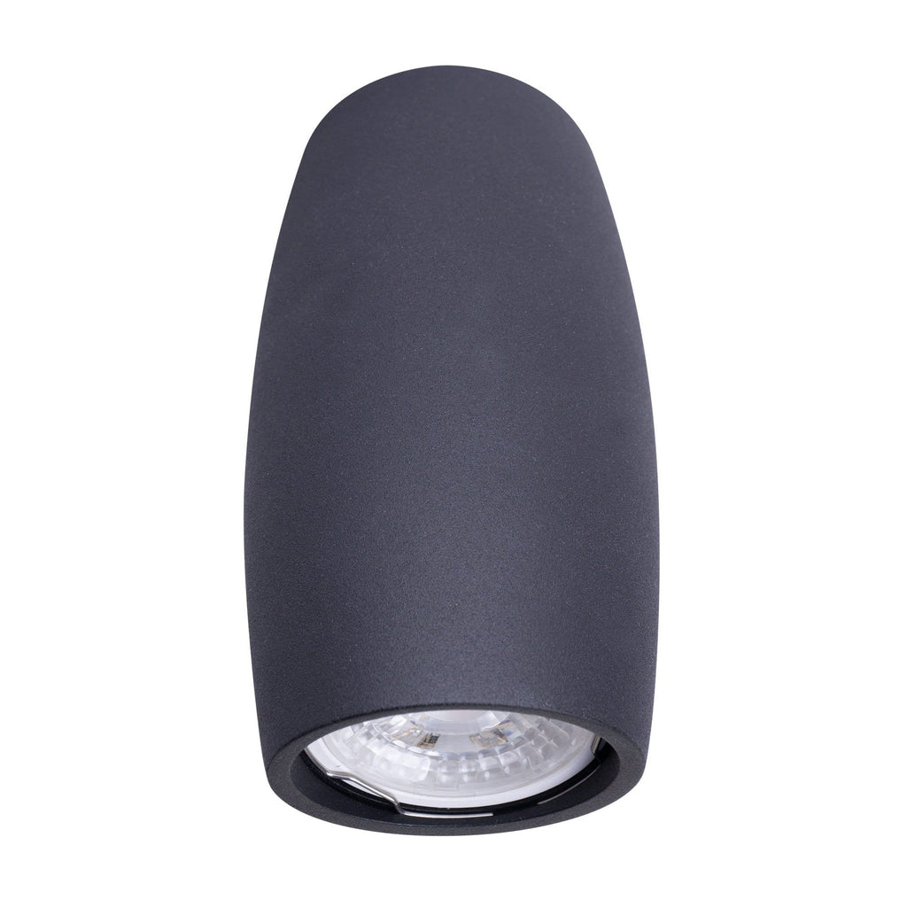 Plafonnier spot Lofe noir GU10