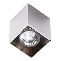 Plafonnier spot Pet carré chromé GU10