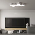 Plafonnier Sunde 15 blanc dans un intérieur