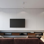 Plafonnier Tiube aluminium blanc dans un intérieur