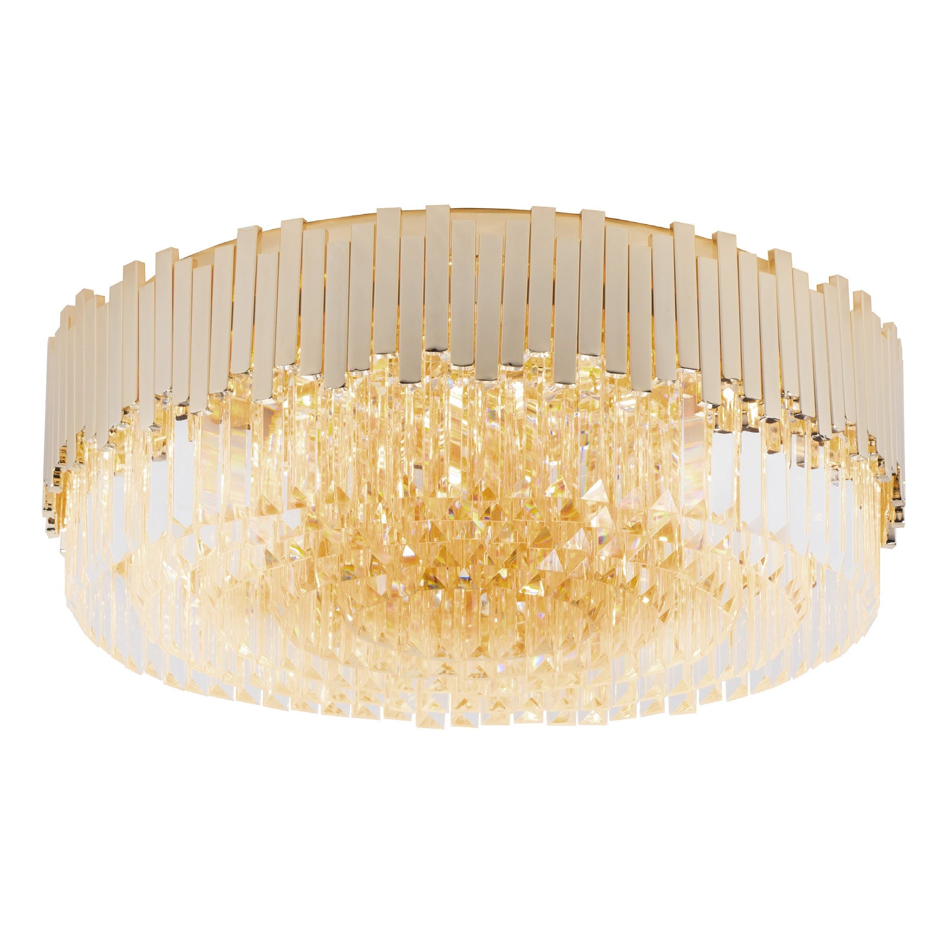 Plafonnier Trend 60 cm doré E14