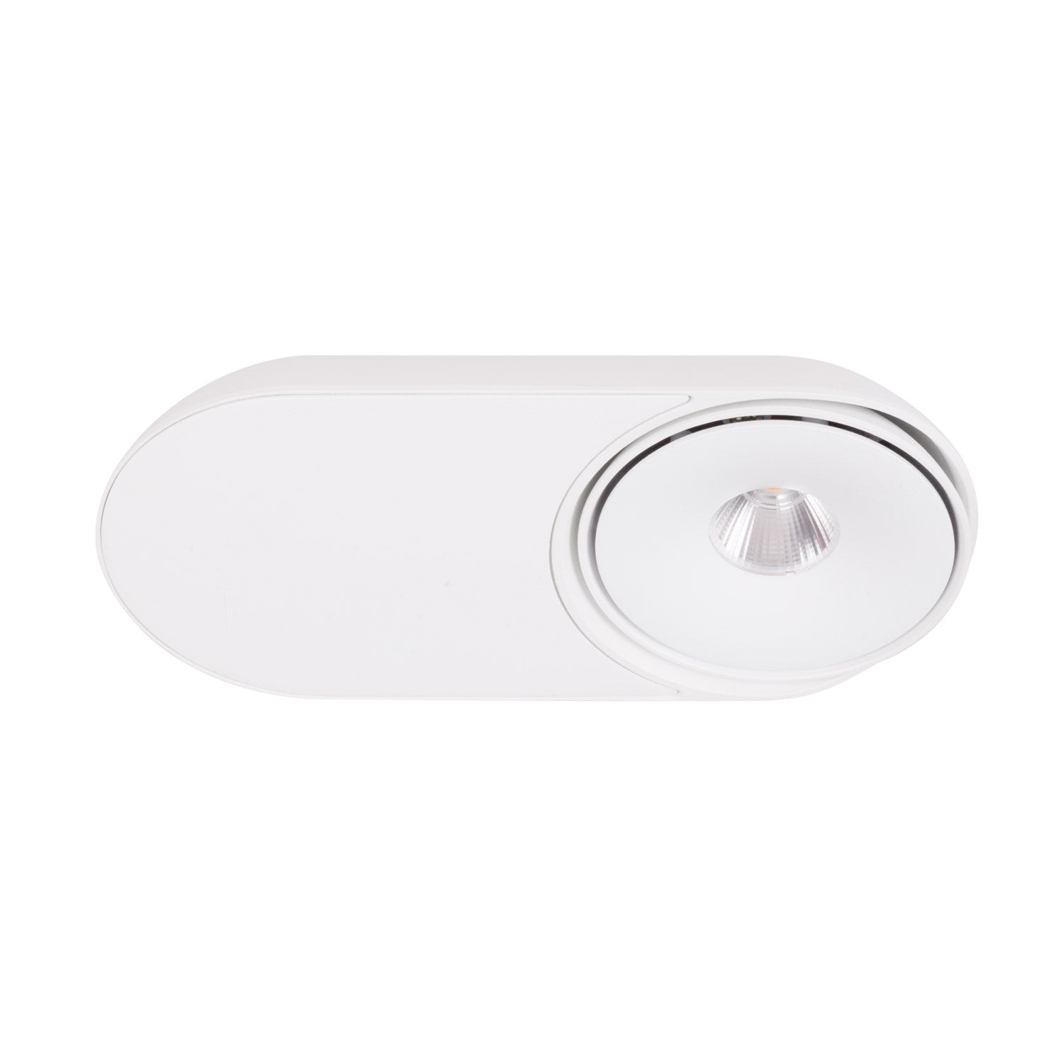 Plafonnier Vector ovale blanc, vue 2