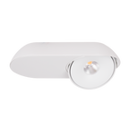 Plafonnier Vector ovale blanc