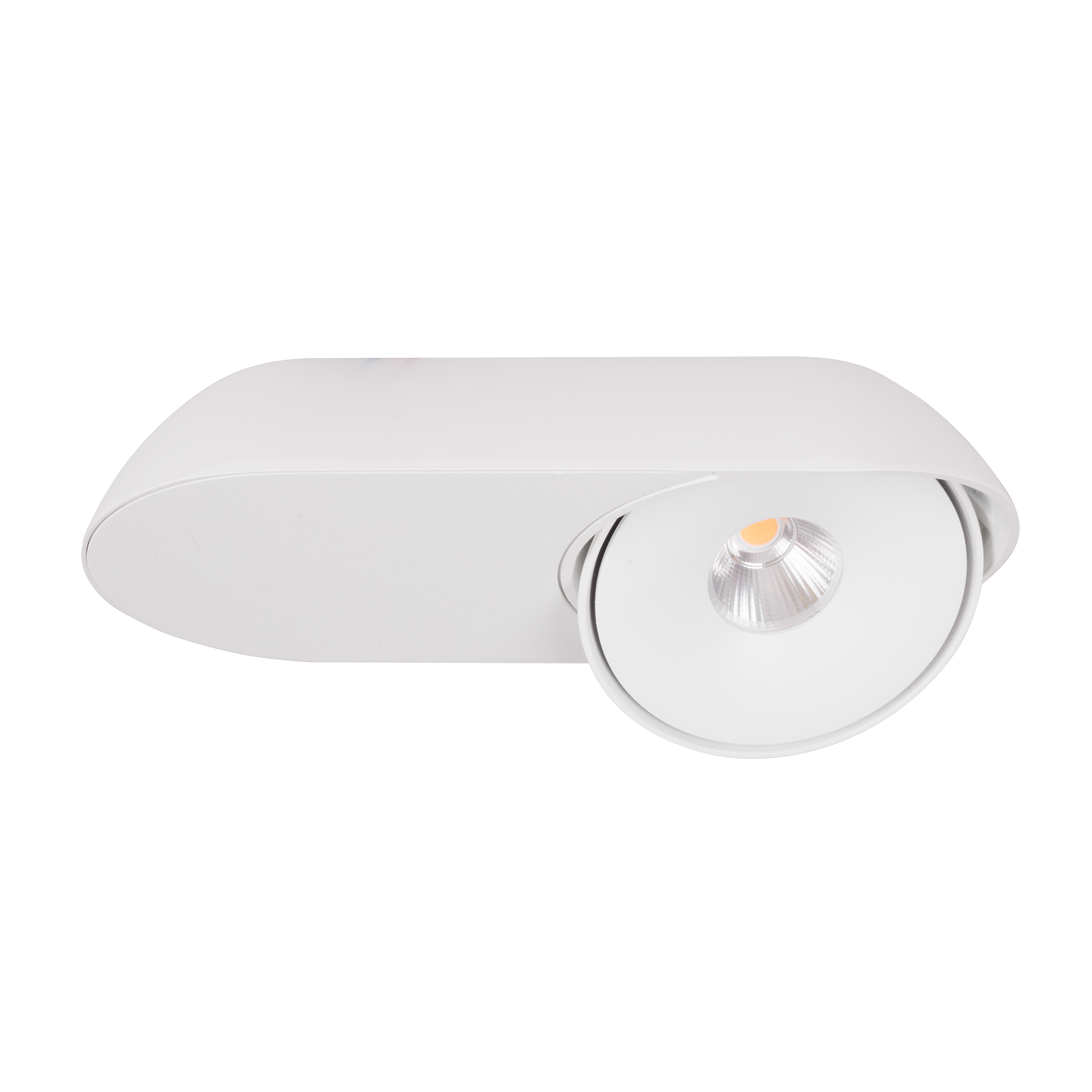 Plafonnier Vector ovale blanc
