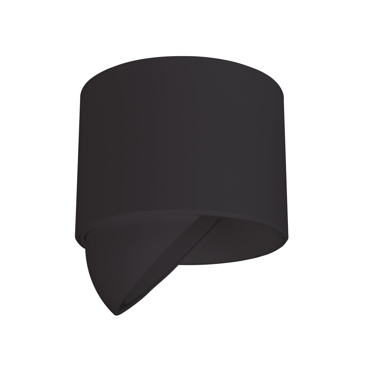 Plafonnier Vector rond noir, vue 3