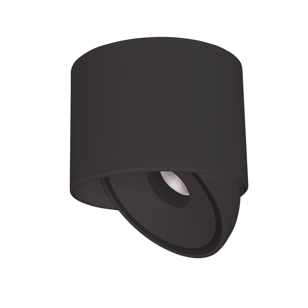 Plafonnier Vector rond noir