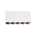 Plafonnier X-Line barre 14 cm blanc