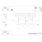 Notice de montage du Plafonnier Yoli 3 boules opale acier blanc G9