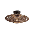 Plafonnier Zanzibar rotin naturel 40 cm E27