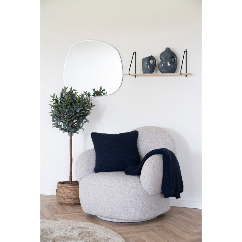 Dimensions Plaid Santos grosse maille 130 x 170 cm