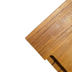 Planche de service en teck massif 35 cm en situation