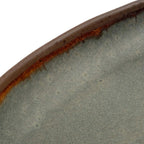 Plat ovale Côa en grès émaillé 24 cm, vue 3