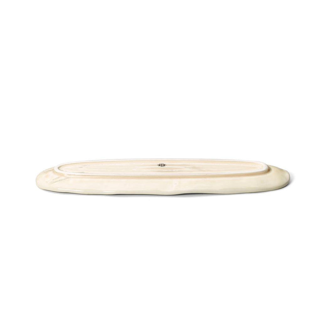 Plat ovale Da Rocha en céramique émaillée 41 cm, vue 3