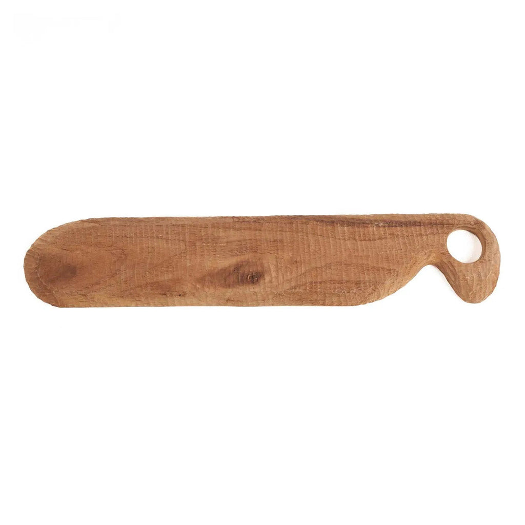 Plat à pain long en teck brut 45 cm, vue 5