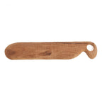 Plat à pain long en teck brut 45 cm, vue 5