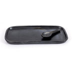 Plat à tapas en terre cuite noircie 31 cm, vue 3