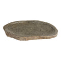 Plateau Gara pierre de rivière naturelle brute 30x25 cm vue trois quarts