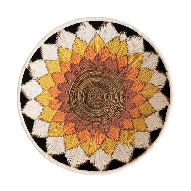 Dimensions Plateau mural Kalimantan en feuille de bananier 76 cm