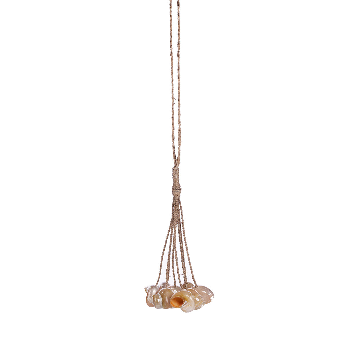 Pompon décoratif Conch en grandes coquilles nacrées 45 cm
