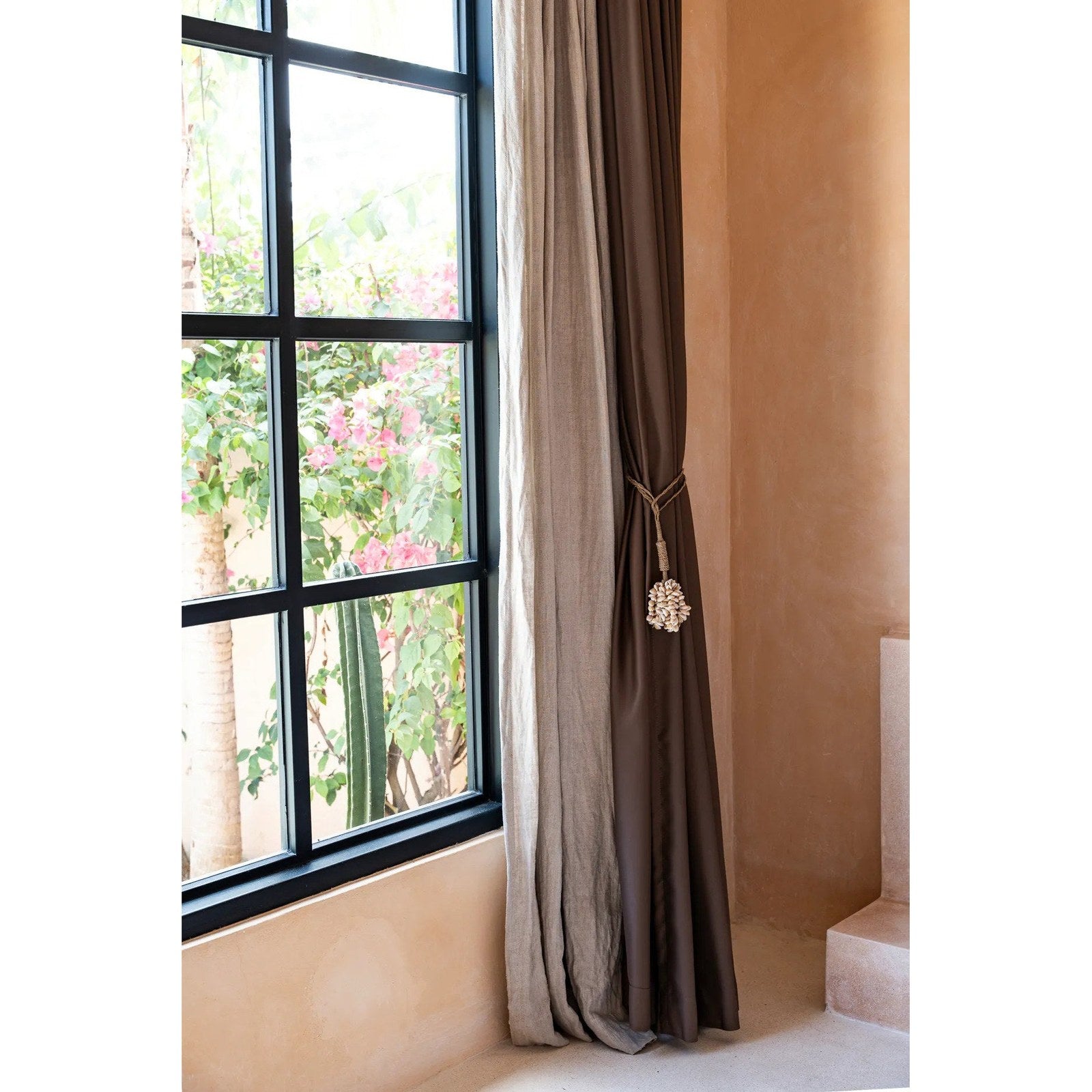 Pompon décoratif Door Shell en cauris naturels 60 cm, vue 3
