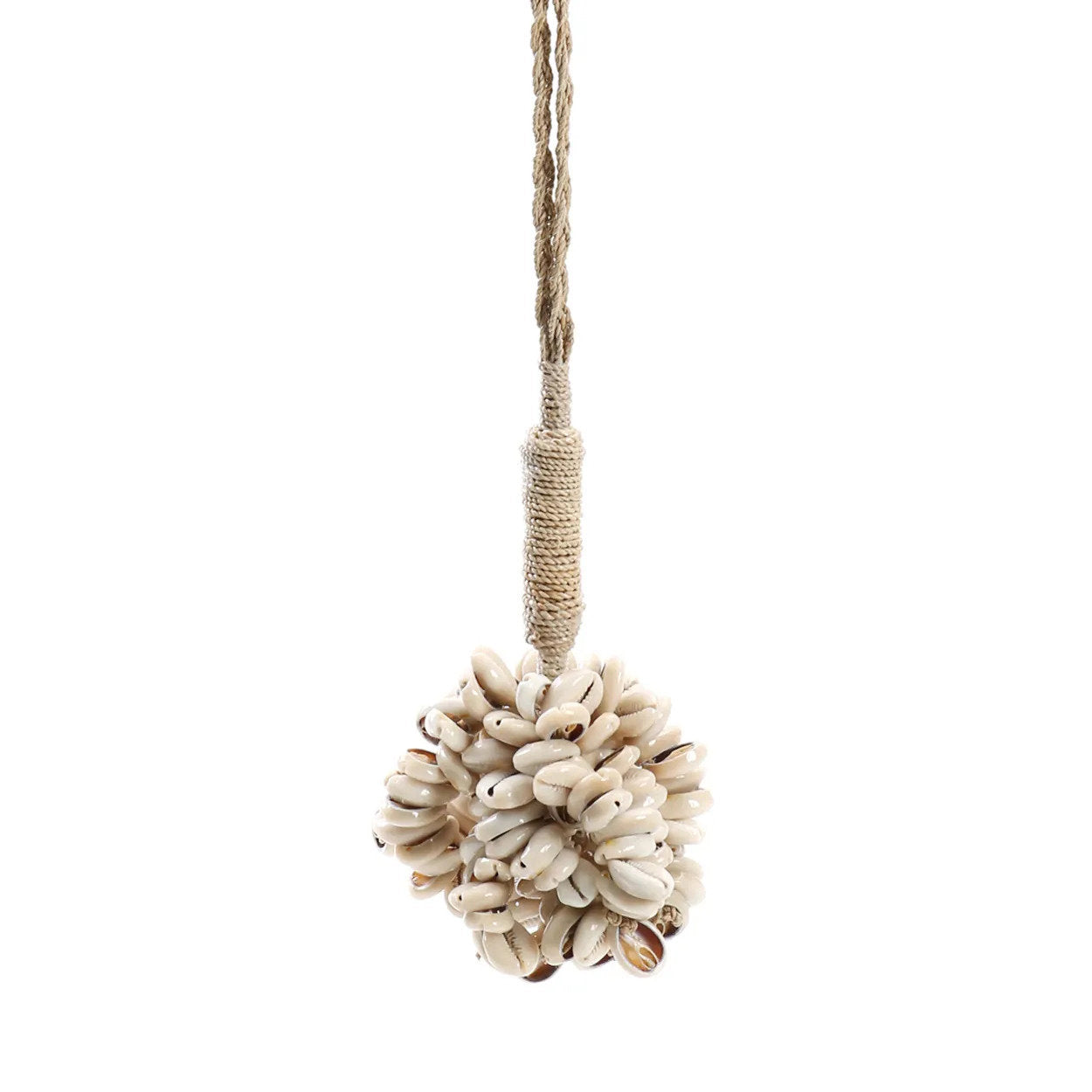 Pompon décoratif Door Shell en cauris naturels 60 cm, vue 4