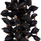 Pompon décoratif Midnight en coquillages noirs 35 cm, vue 3