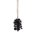 Pompon décoratif Midnight en coquillages noirs 35 cm