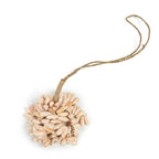 Pompon décoratif Pink Shell en coquillages rosés 50 cm, vue 3