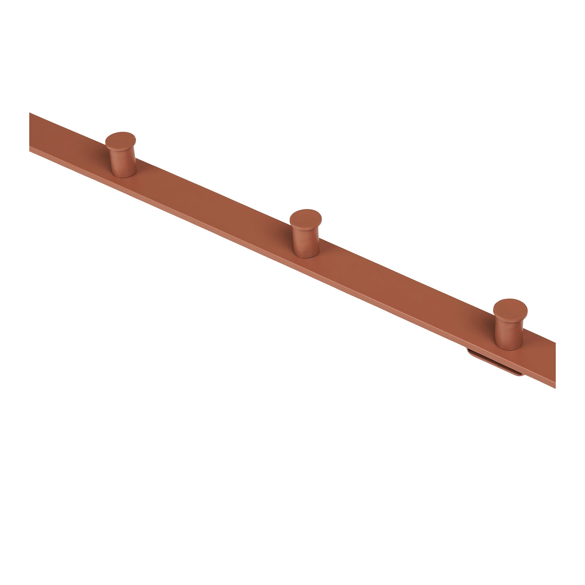 Portant Gresto mural métal terracotta arche 80 cm vue de détail